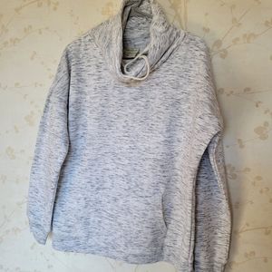 J. America Cowl neck sweatshirt heather gray